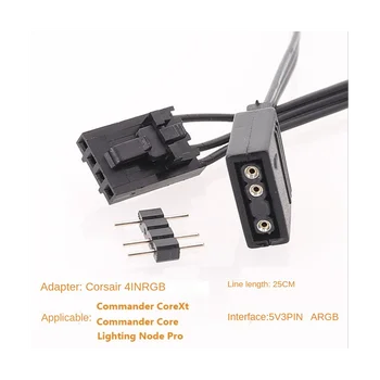 Pentru Corsair 4PIN RGB Standard ARGB 3-Pini 5V Adaptor Conector RGB Cablu 25cm